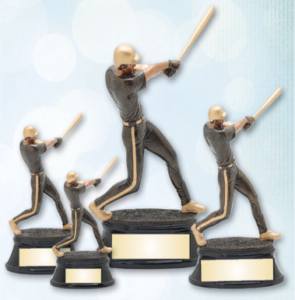 Baseball resin trophy from Sporty's Awards, Clarksville, TN.