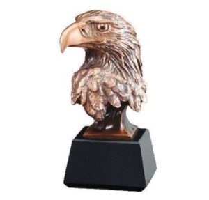 American Eagle electroplated sculpture from Sporty's Awards, Clarksville, TN.
